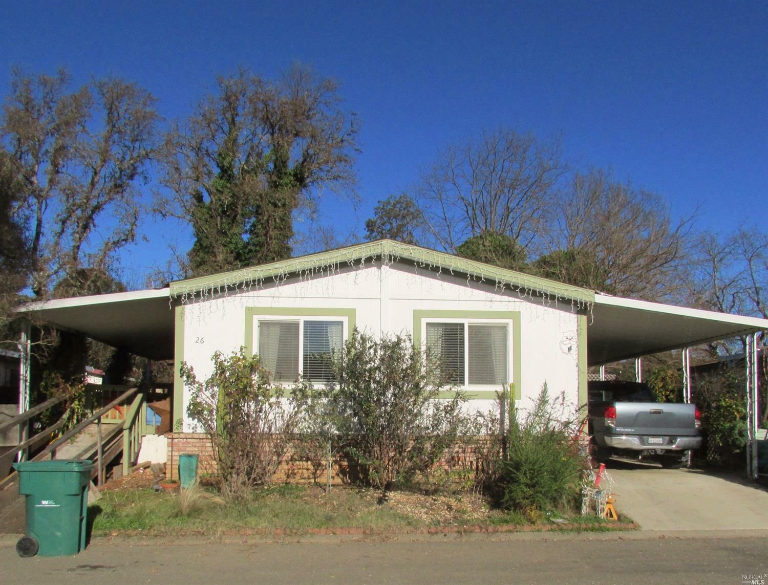 Property Photo: 8686 East Road 26 CA 95470