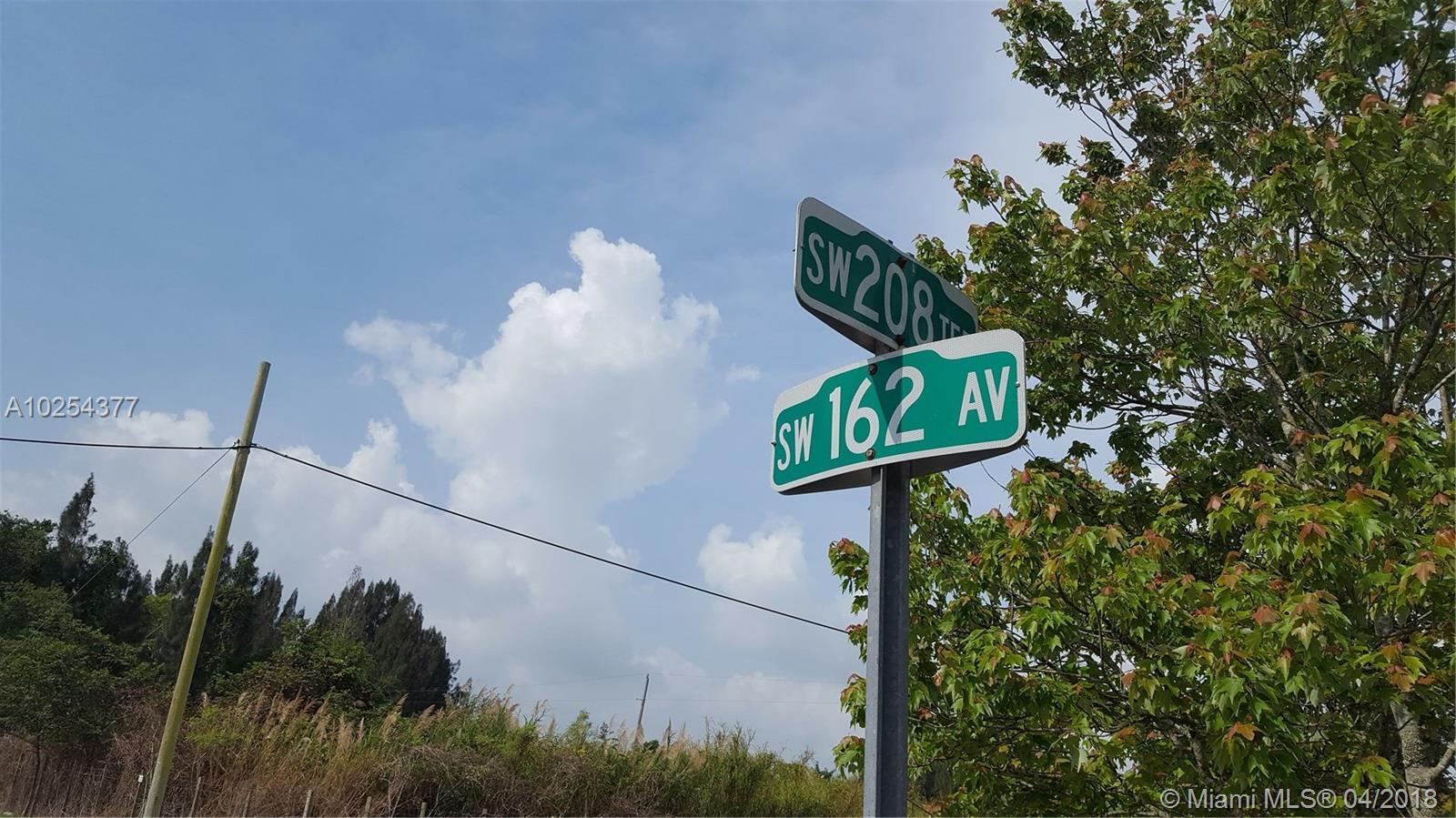 Property Photo: SW 162 Ave &Amp SW 208 Ter FL 33187