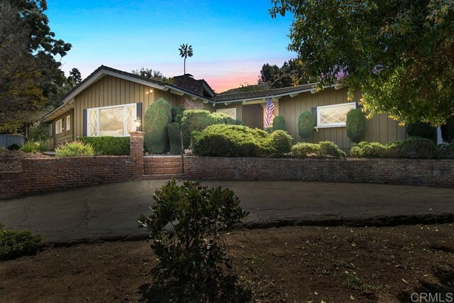Property Photo: 9345 El Tejado Road CA 91941