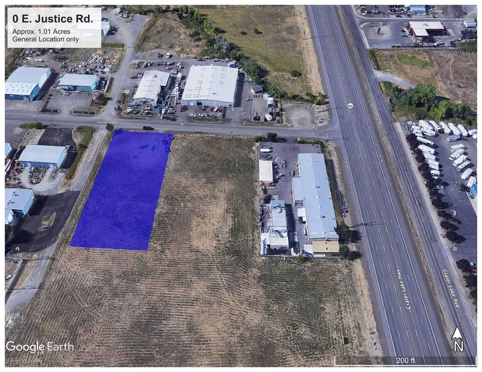 Property Photo: 1 E Justice Road OR 97502