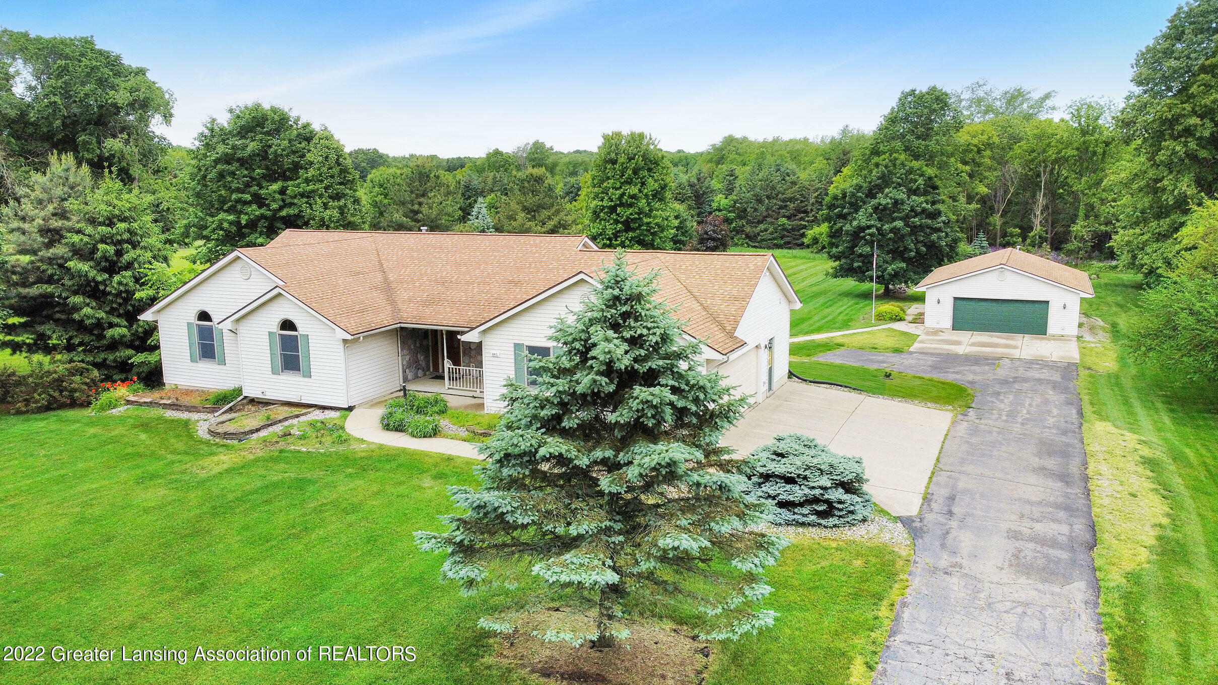 Property Photo:  845 Grovenburg Road  MI 48842 