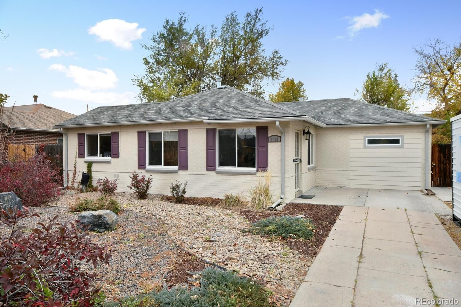 Property Photo: 2350 Newport Street CO 80207