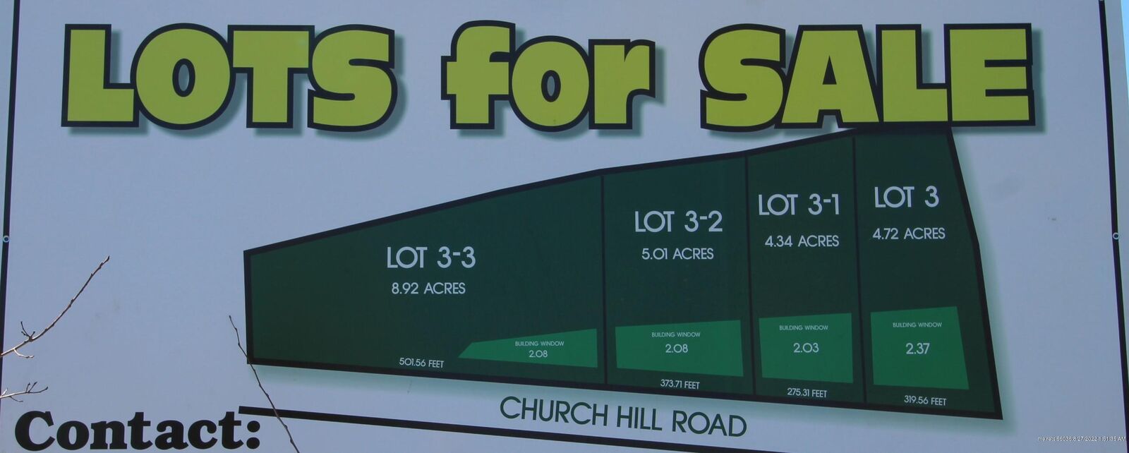 Property Photo:  Lot3-2 457 Church Hill Road  ME 04263 