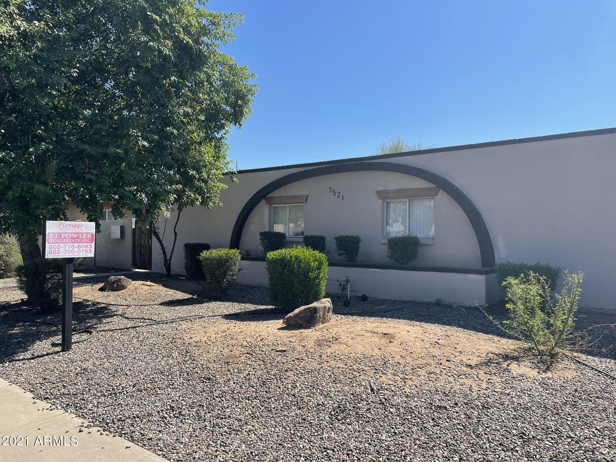 Property Photo:  7521 W Palmaire Avenue 2  AZ 85303 