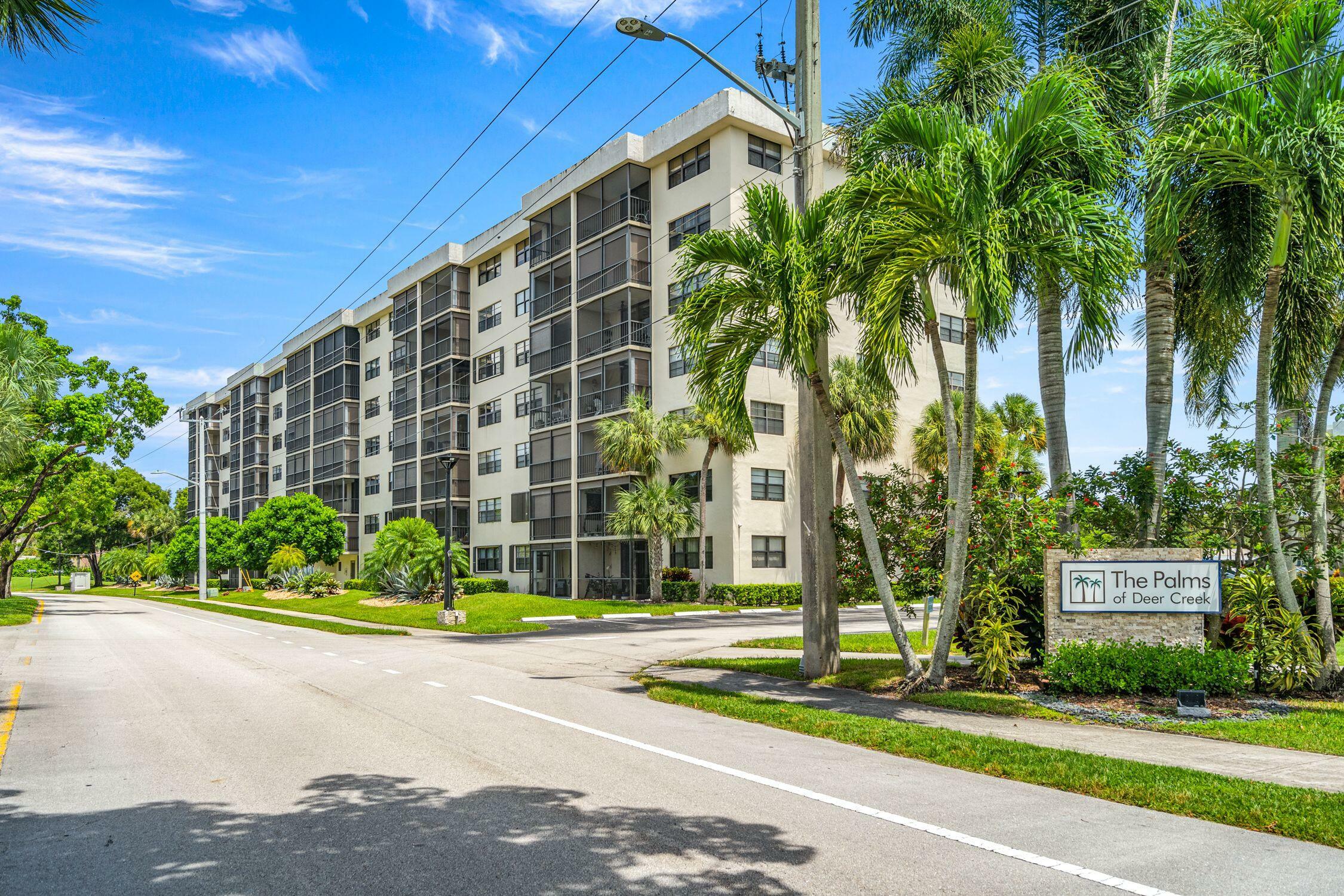 Property Photo:  2400 Deer Creek Country Club Boulevard 602-1  FL 33442 