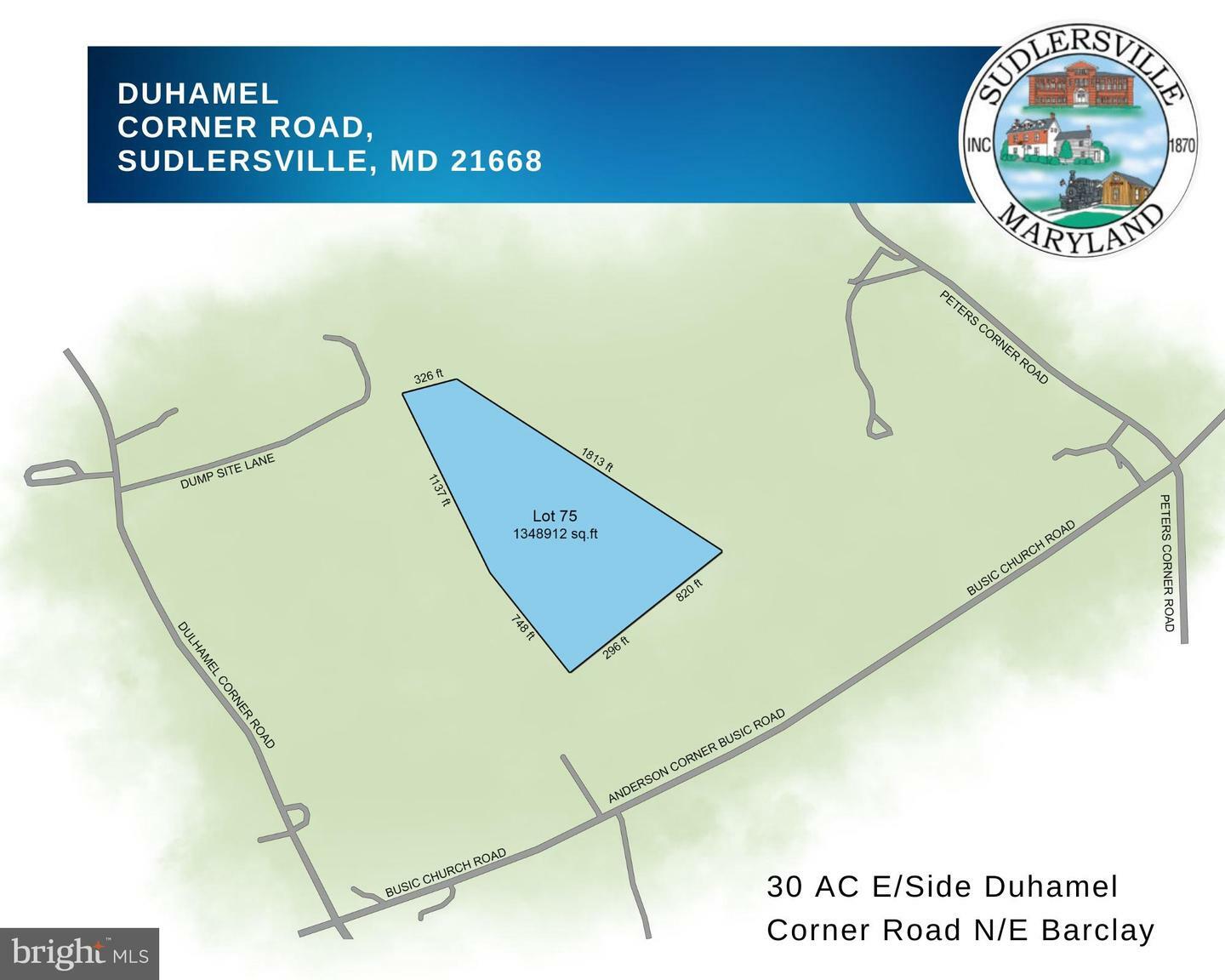 Property Photo: Duhamel Corner Road MD 21668