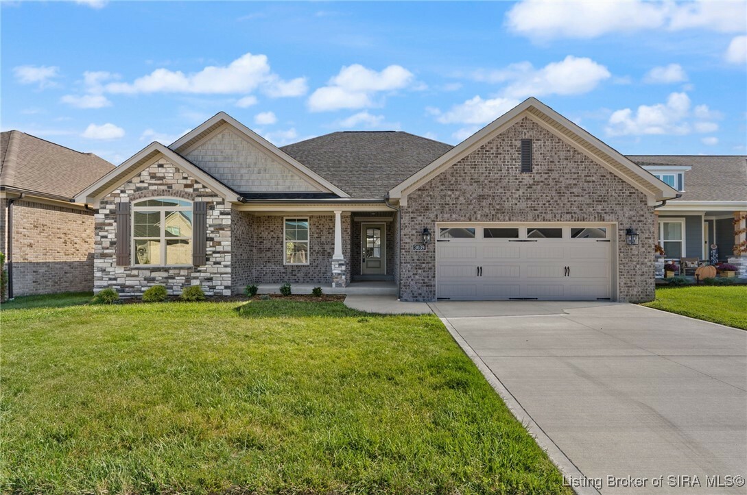 Property Photo:  3039 Bridlewood Lane Lot #206  IN 47150 