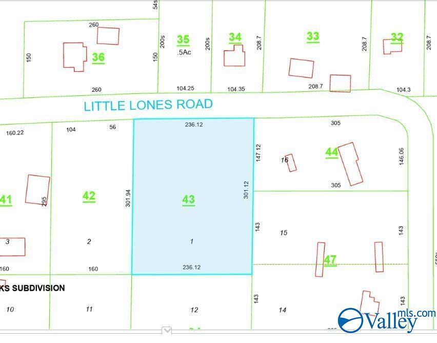 Property Photo:  1.63 Acres Little Lones Road  AL 35811 