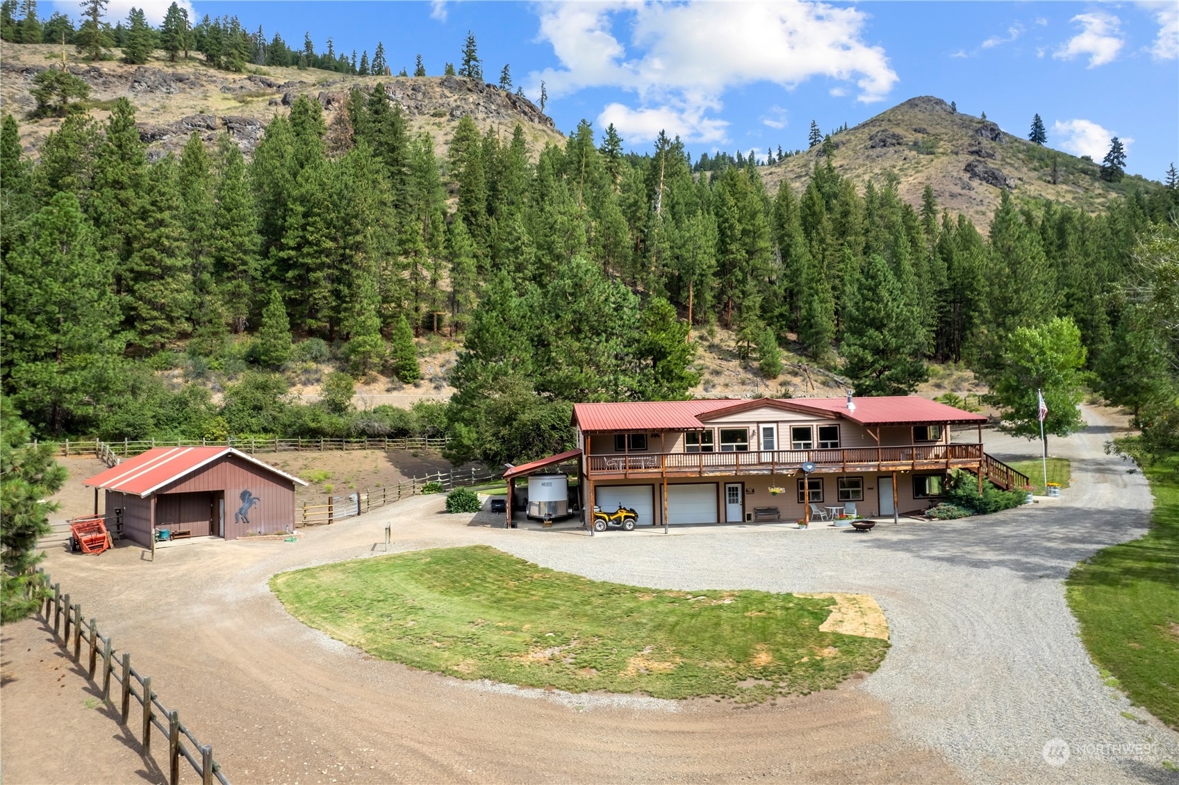 Property Photo:  1027 Twisp River Road  WA 98856 