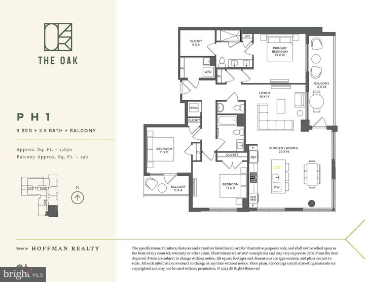 Property Photo:  255 W. Falls Station Boulevard Ph1  VA 22046 