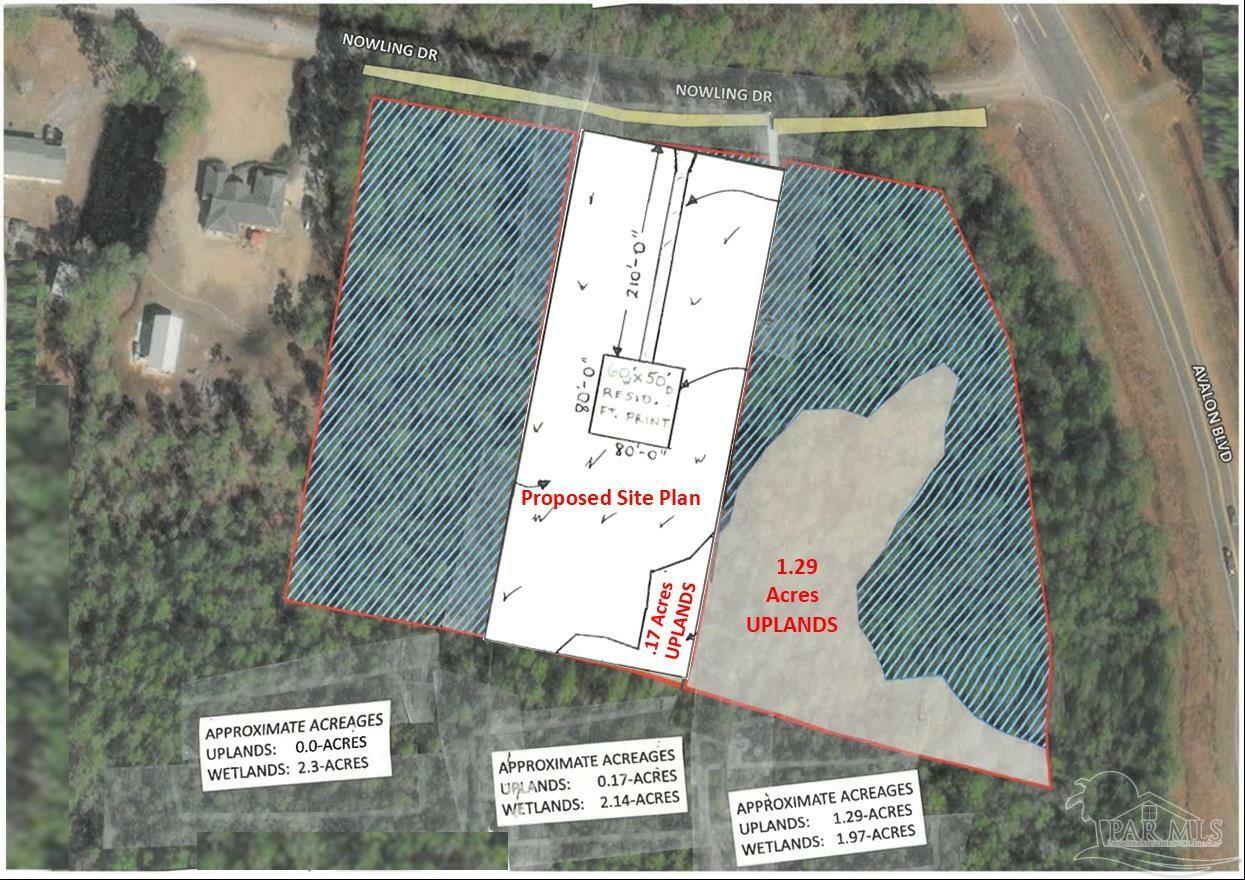 Property Photo: 8.1 Acres Nowling Dr FL 32583