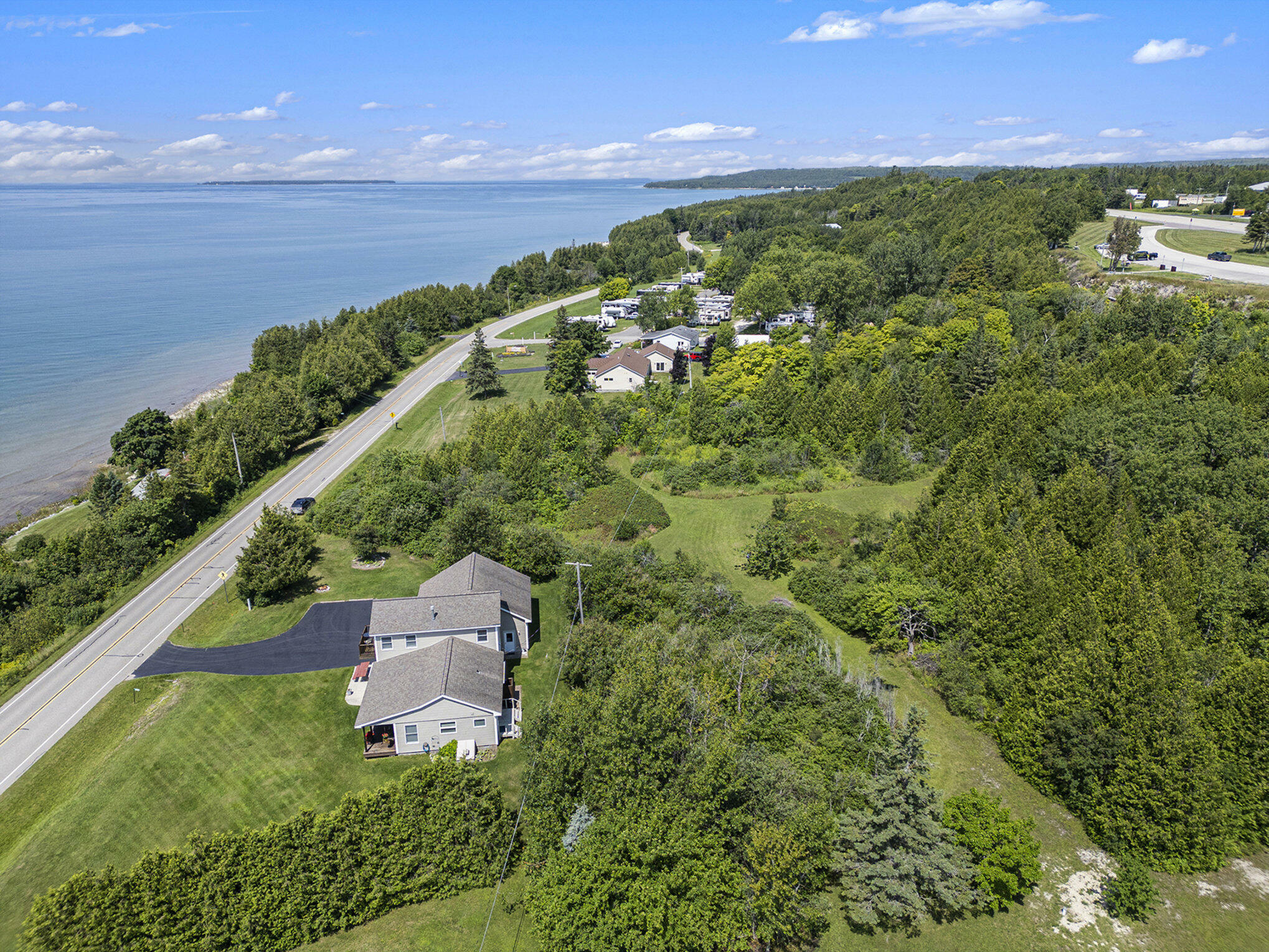 Property Photo:  1208 W Pte La Barbe Road  MI 49781 