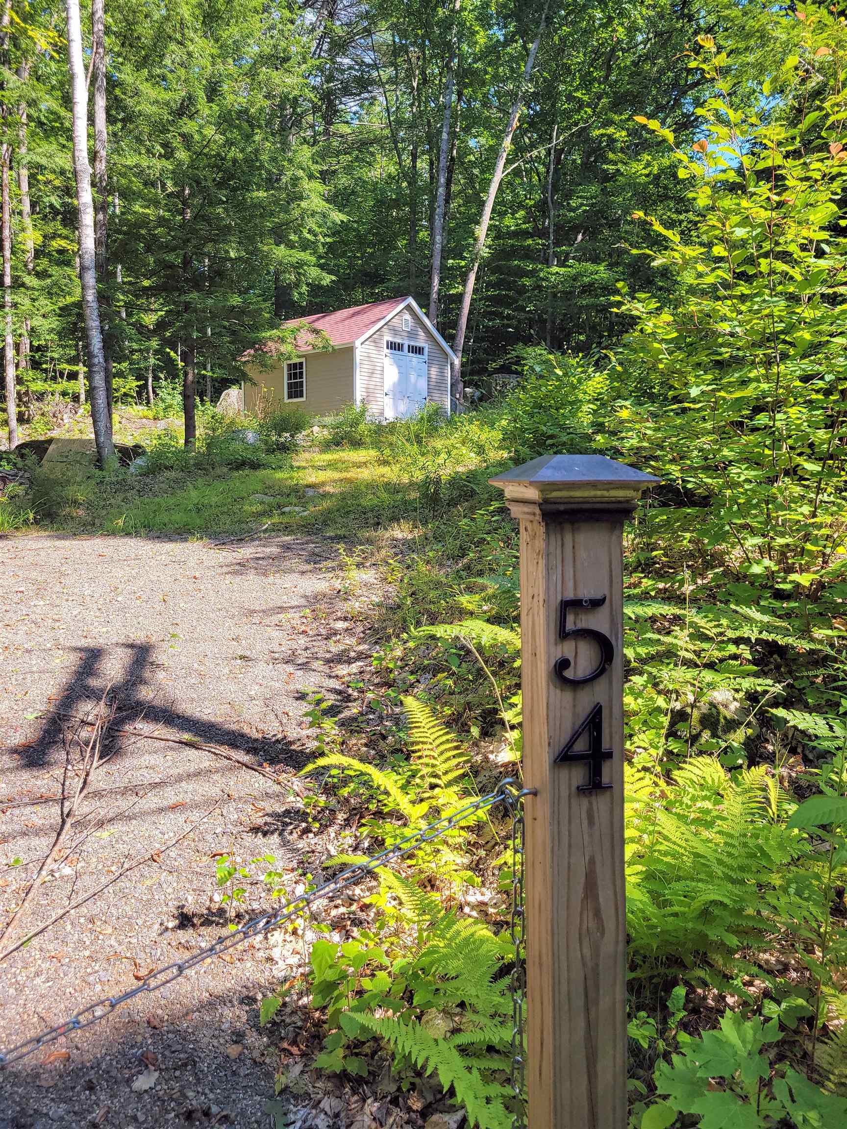 Property Photo:  54 Hawkins Pond Road  NH 03226 