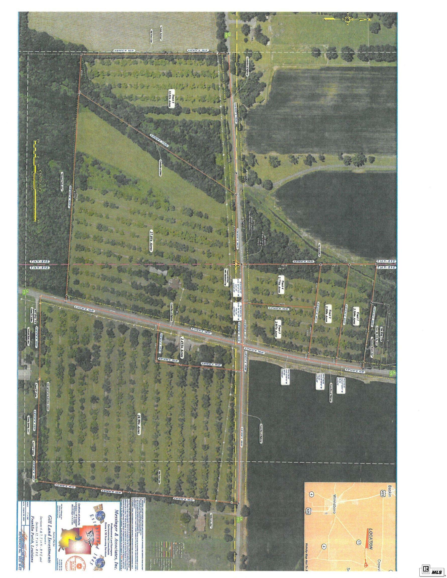 Property Photo:  Tract 1 Highway 578  LA 71295 