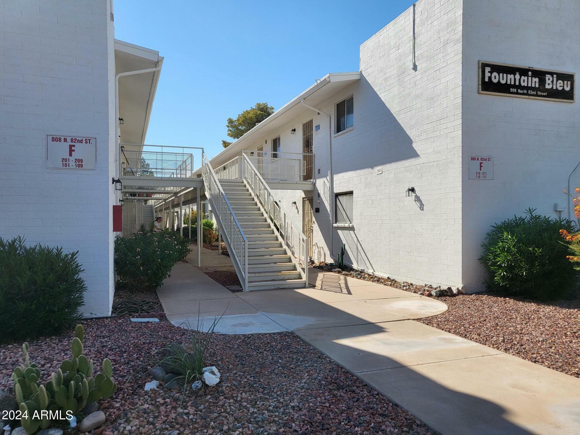 Property Photo:  808 N 82nd Street F102  AZ 85257 