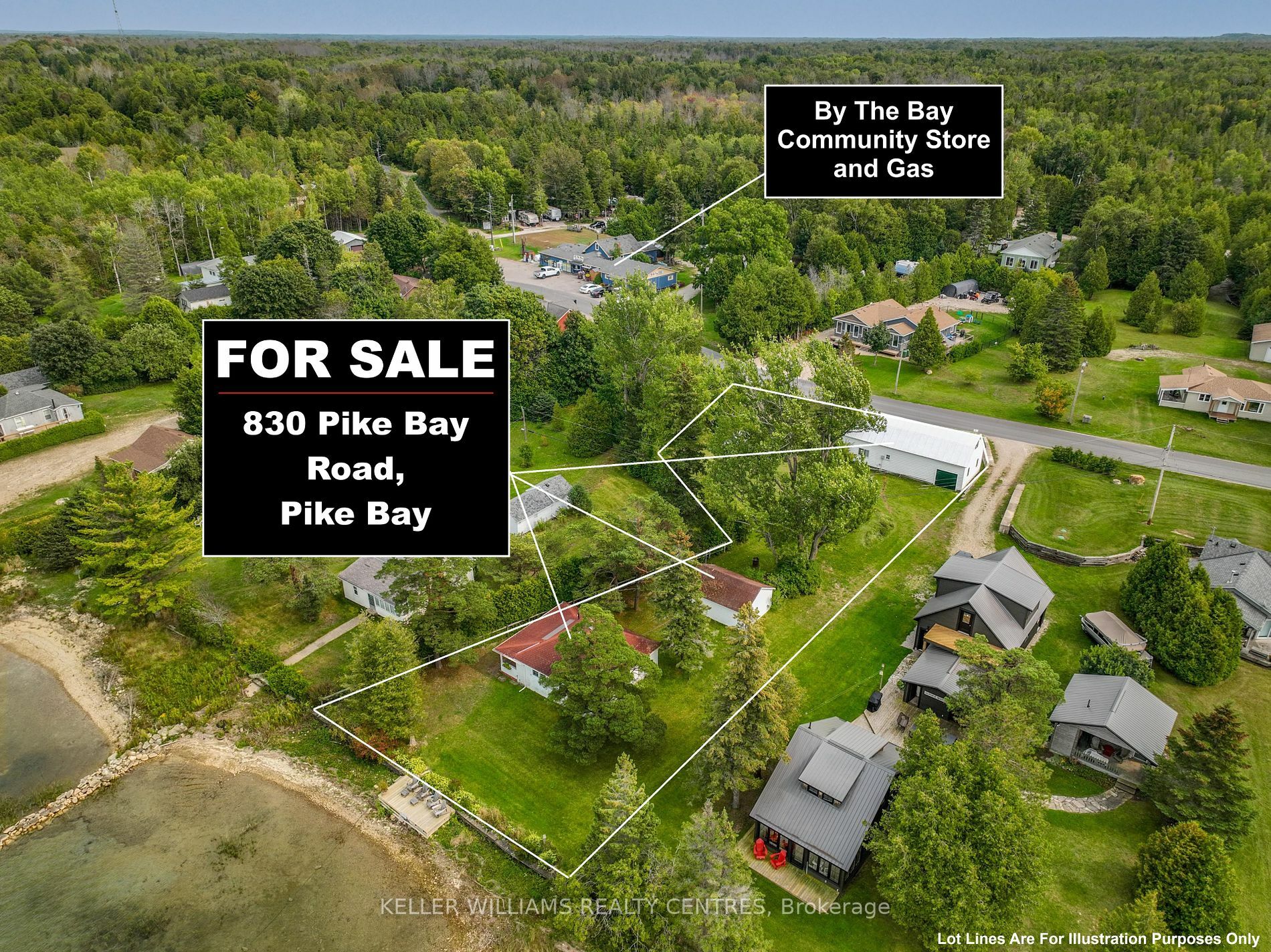 Property Photo:  830 Pike Bay Rd  ON N0H 2T0 