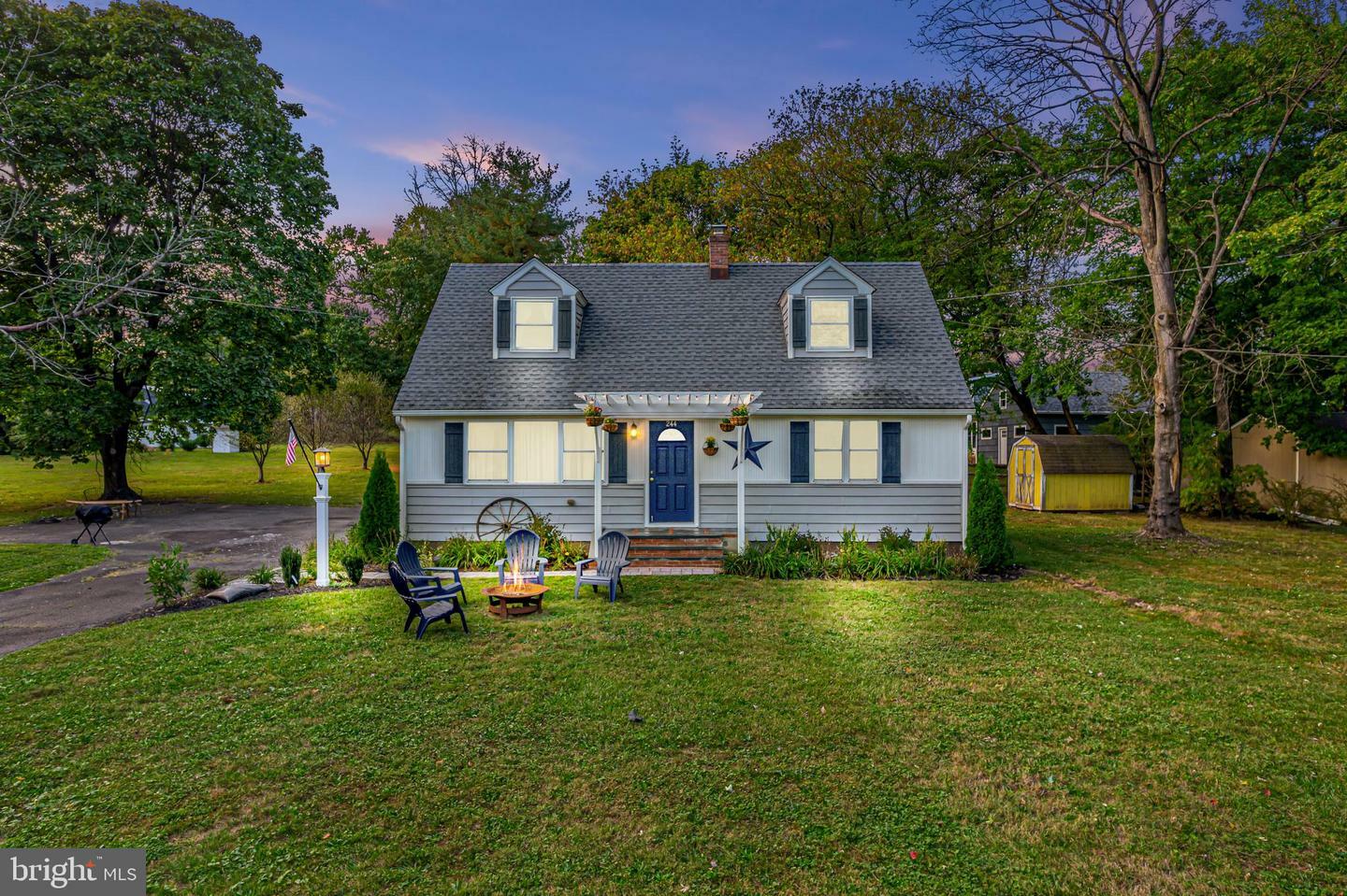 Property Photo:  244 Lambertville Hopewell Road  NJ 08525 