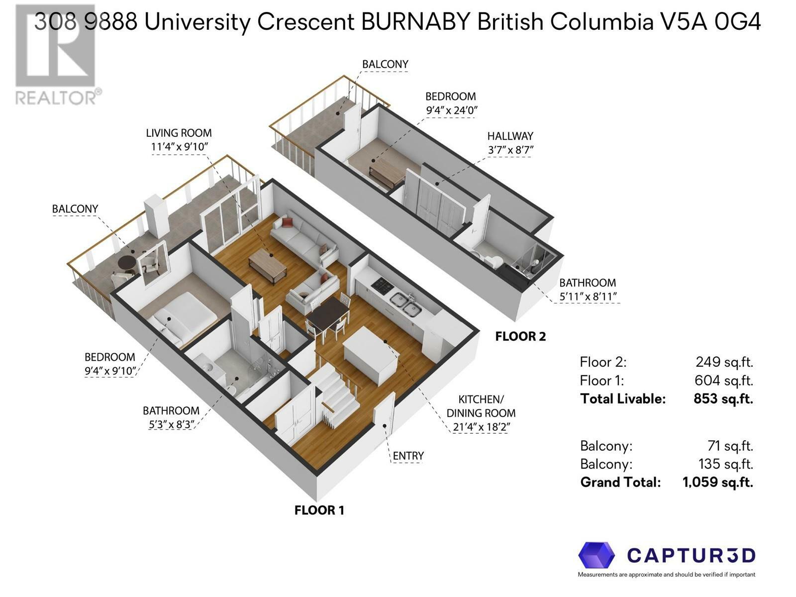 9888 University Crescent 308  Burnaby BC V5A 0G4 photo