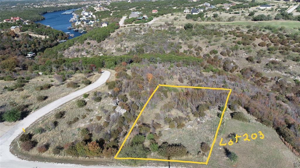 Property Photo:  Lot 203 Castle Harbour Drive  TX 76449 