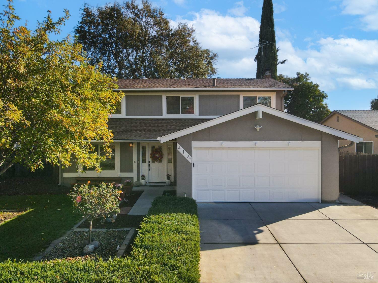 Property Photo:  312 Woodhaven Drive  CA 95687 