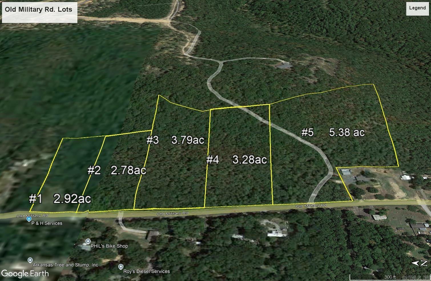 Property Photo:  Lot 3 Old Military Rd.  AR 72034 