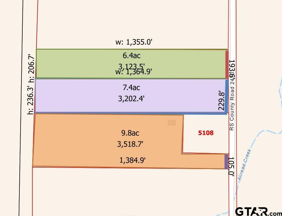 Property Photo:  Tbd Rs County Road 2470 (10 Ac)  TX 75440 