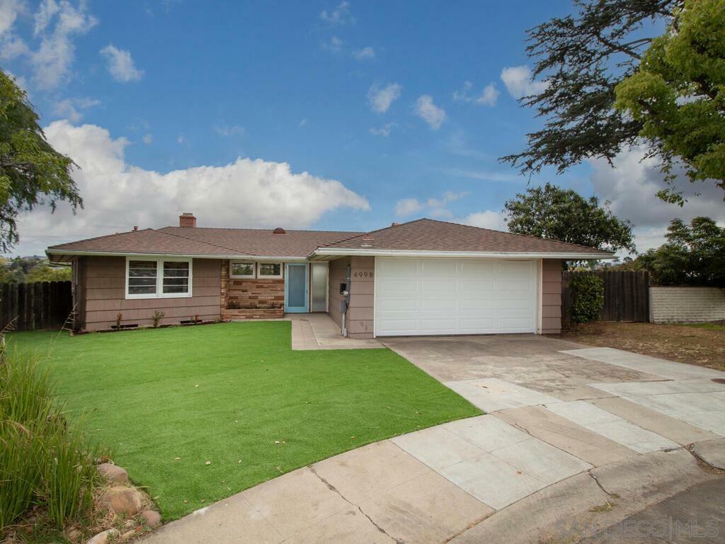 Property Photo: 4998 Lucille Drive CA 92115