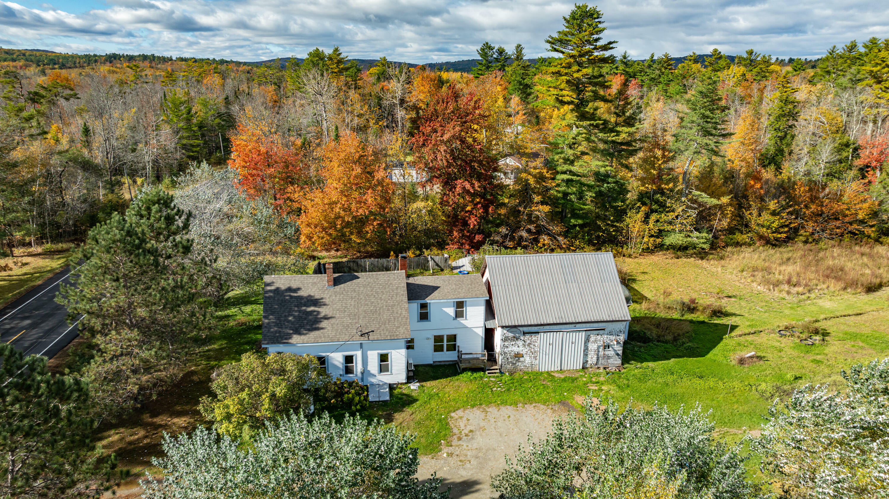 Property Photo:  1465 Waterville Road  ME 04915 