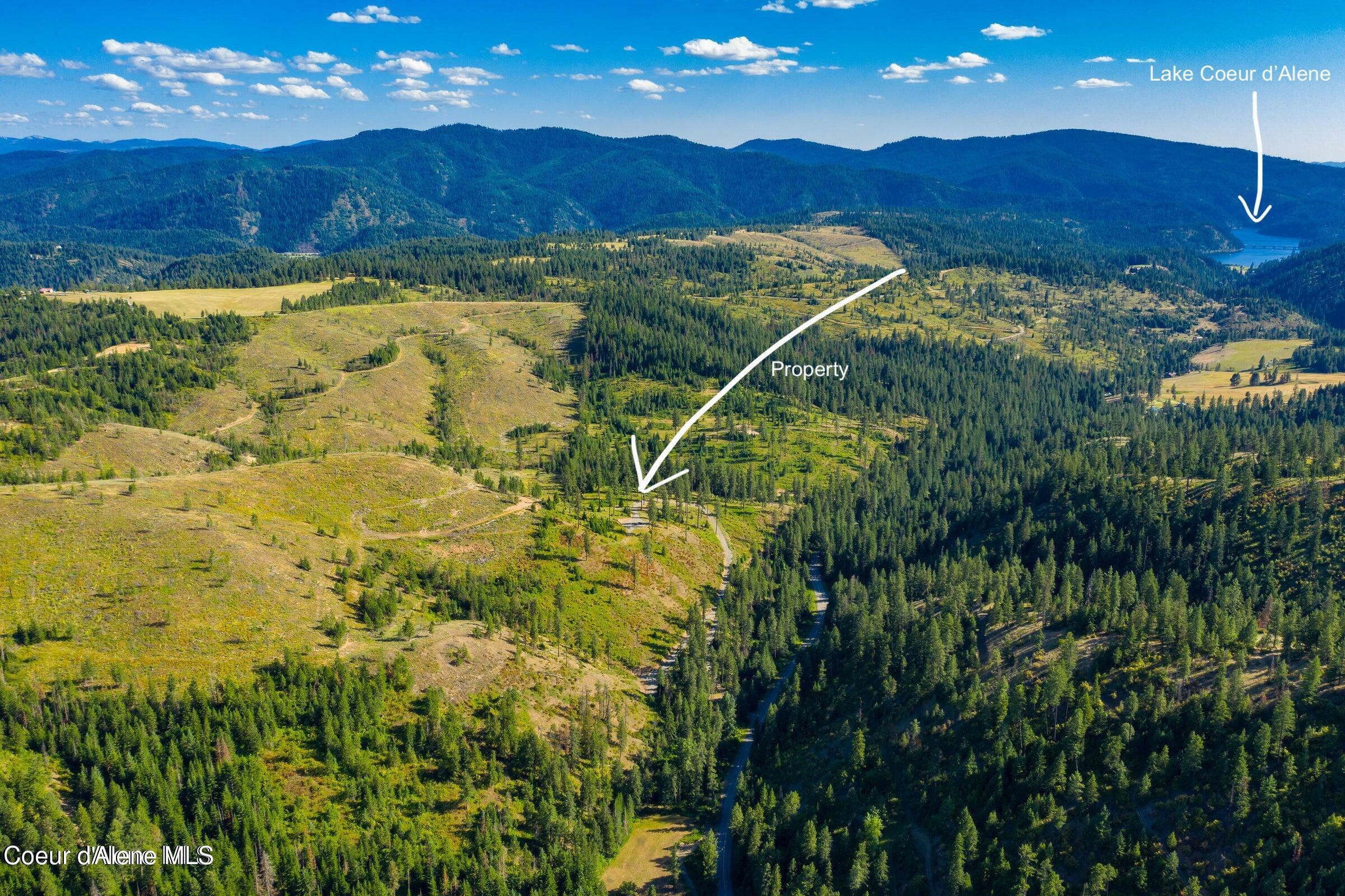 Property Photo: 23 Acres S Blue Creek Rd ID 83814