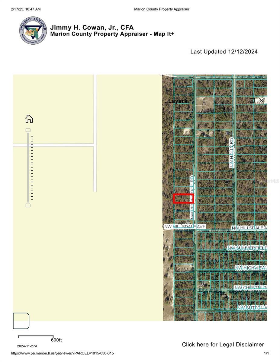 Property Photo:  Tbd NW Ridgewood Road  FL 34431 