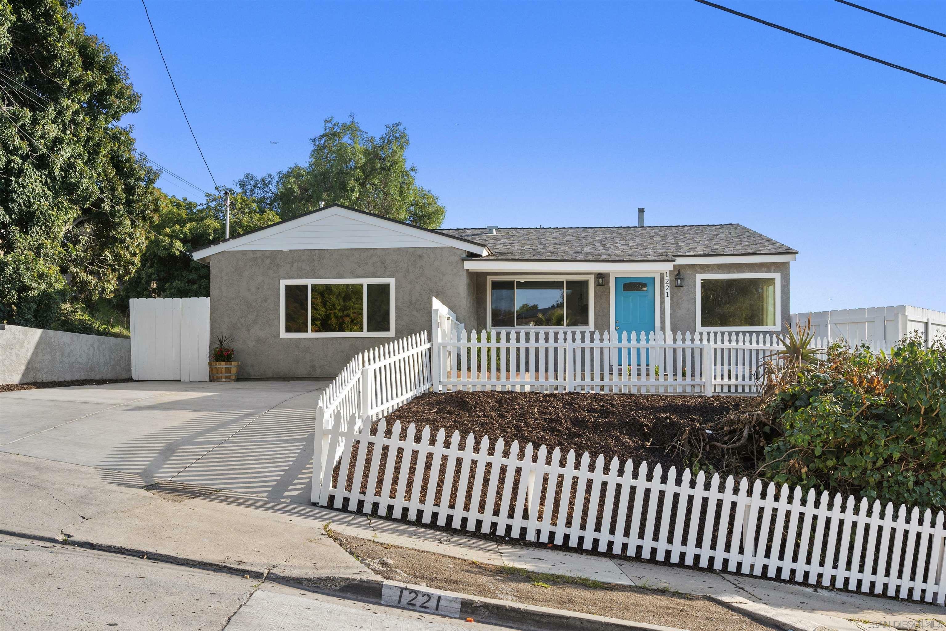 Property Photo:  1221 Braddock St  CA 92114 