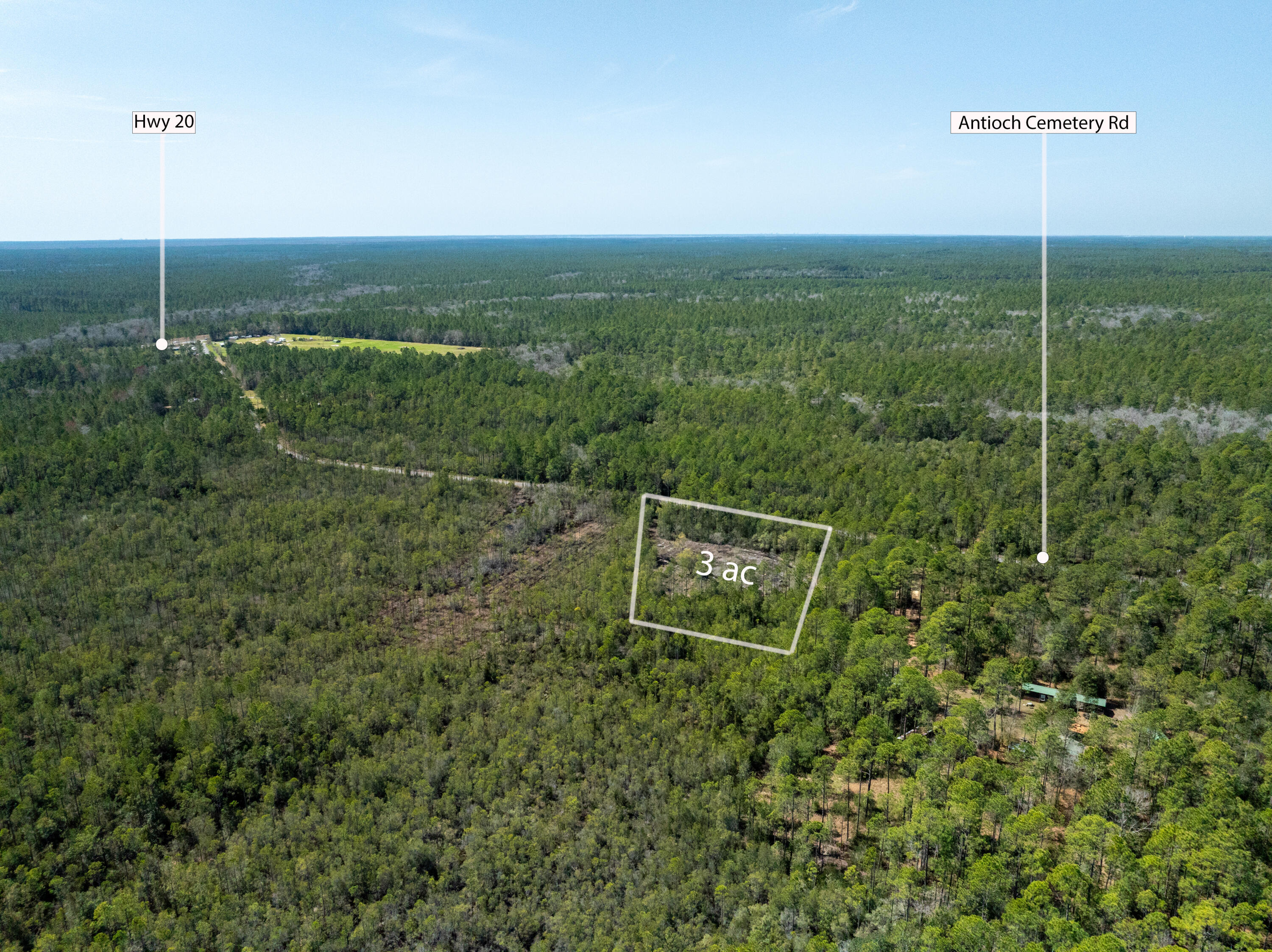 Property Photo:  3 Acres Antioch Cemetery Road  FL 32455 