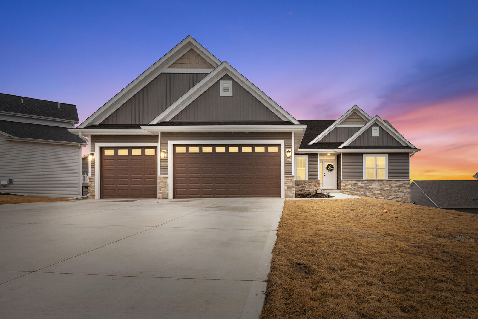 Property Photo:  677 Lambert Dr  WI 53086 
