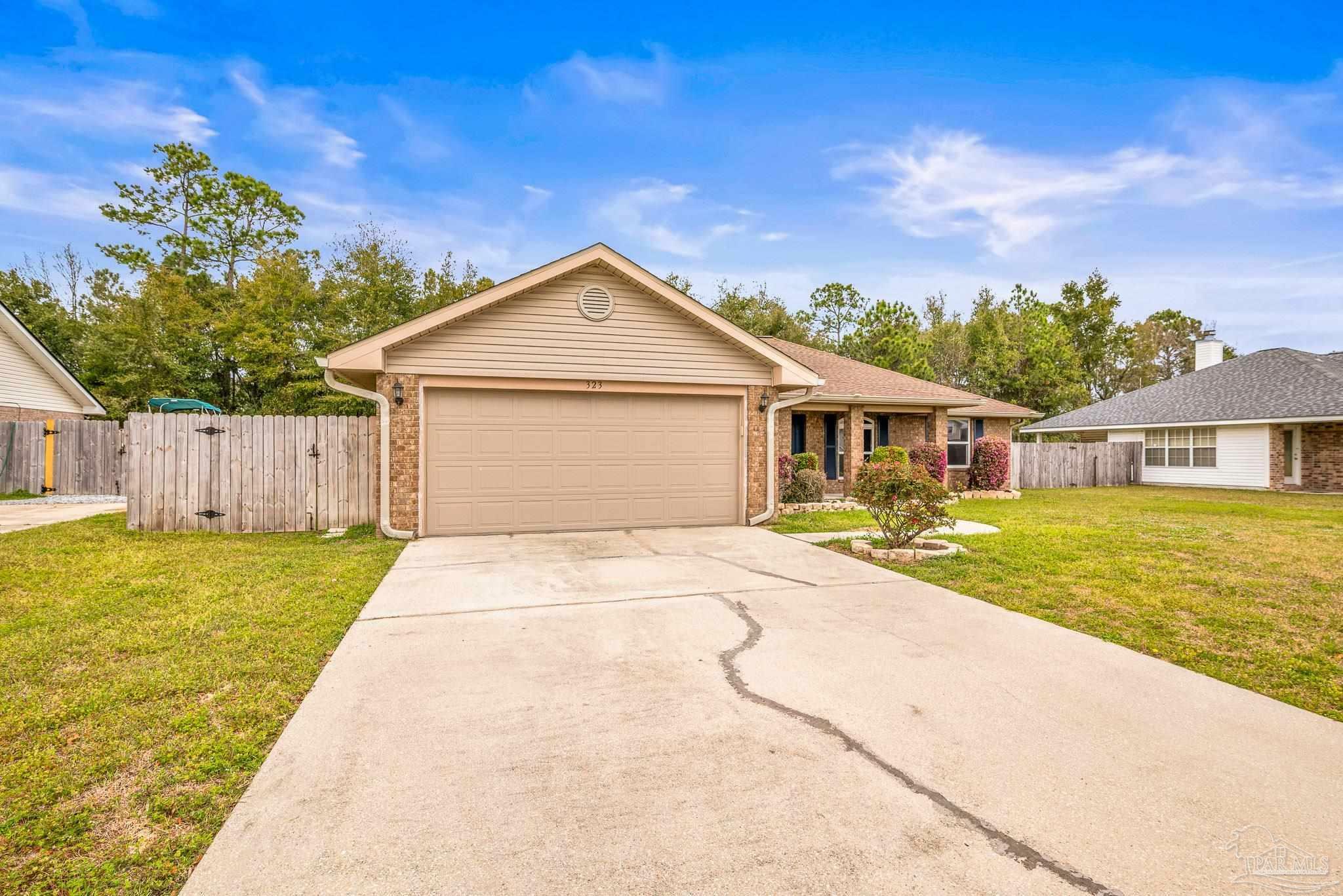 Property Photo: 323 Tree Swallow Dr FL 32503