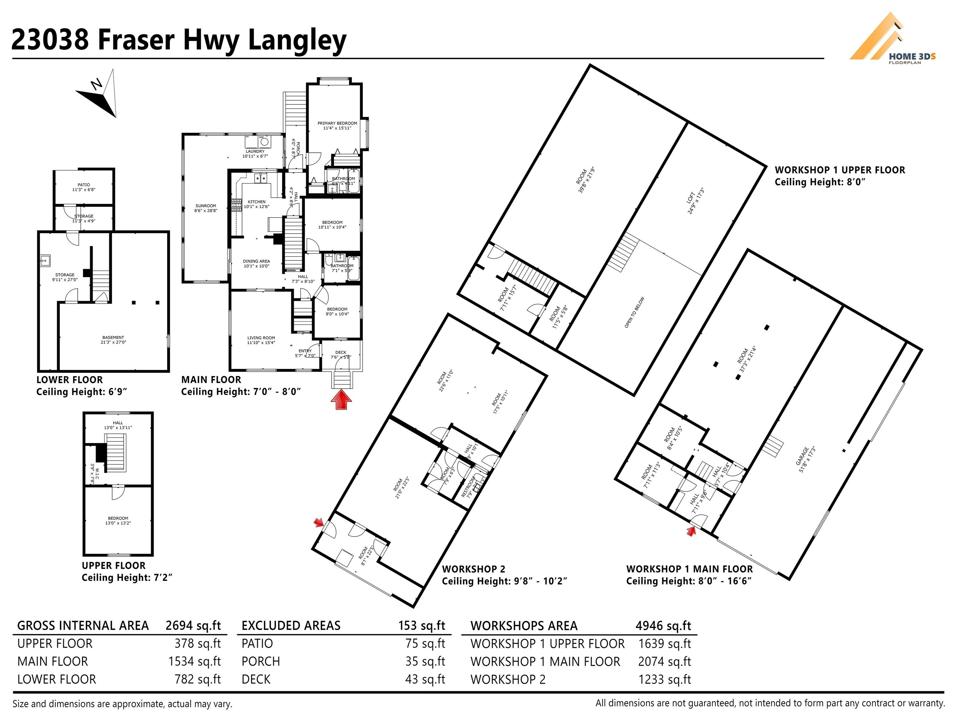 Property Photo: 23038 Fraser Highway BC V2Z 2V1