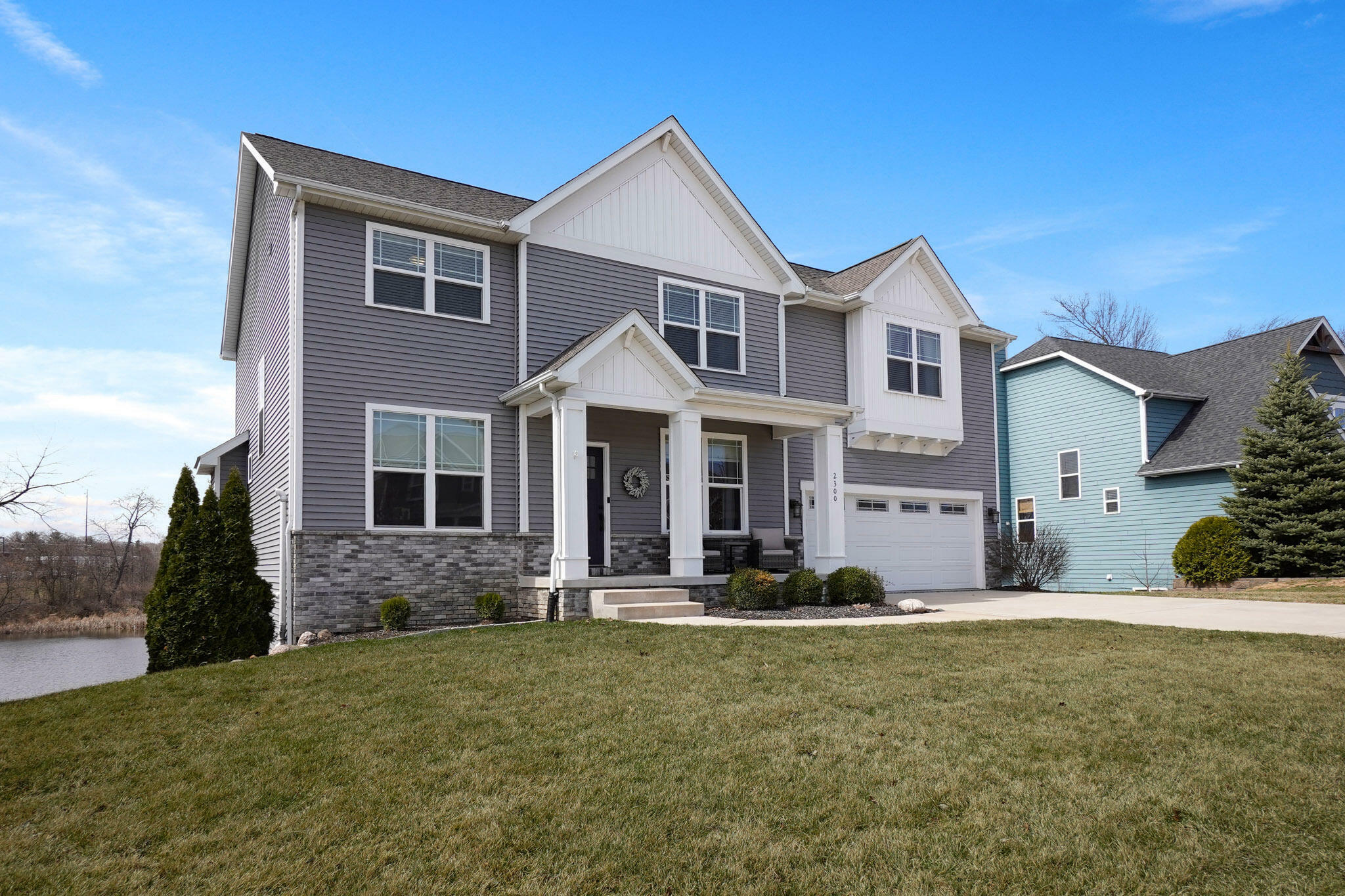 Property Photo:  2300 Nottingham Drive  IN 46383 