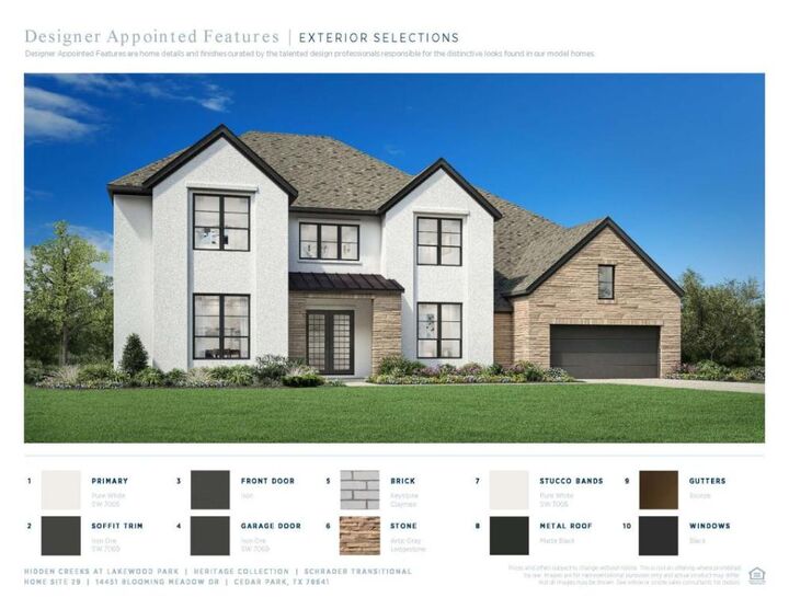 Property Photo:  14451 Blooming Meadow Bend  TX 78641