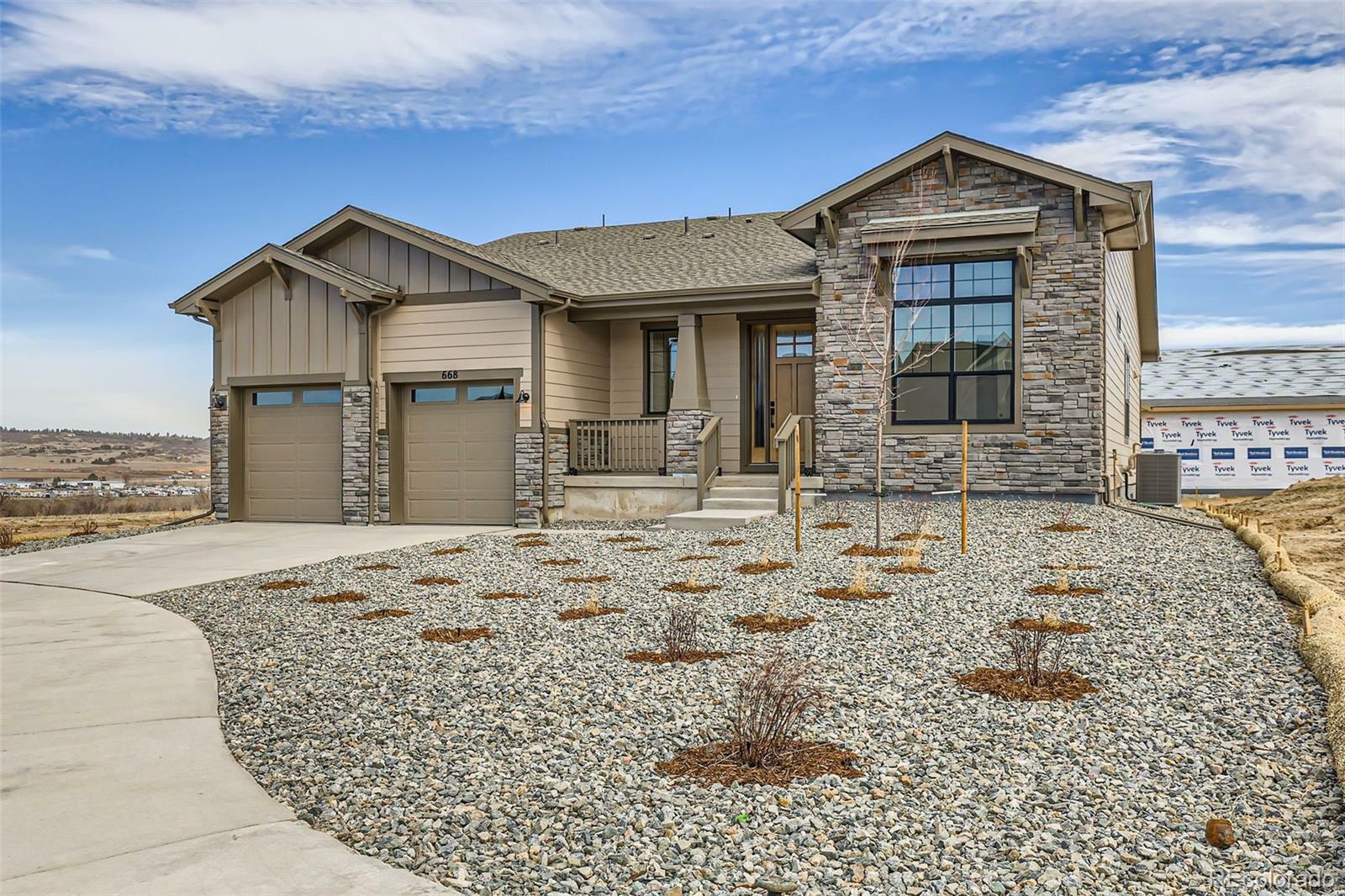 Property Photo: 668 Leafy Aster Lane CO 80104