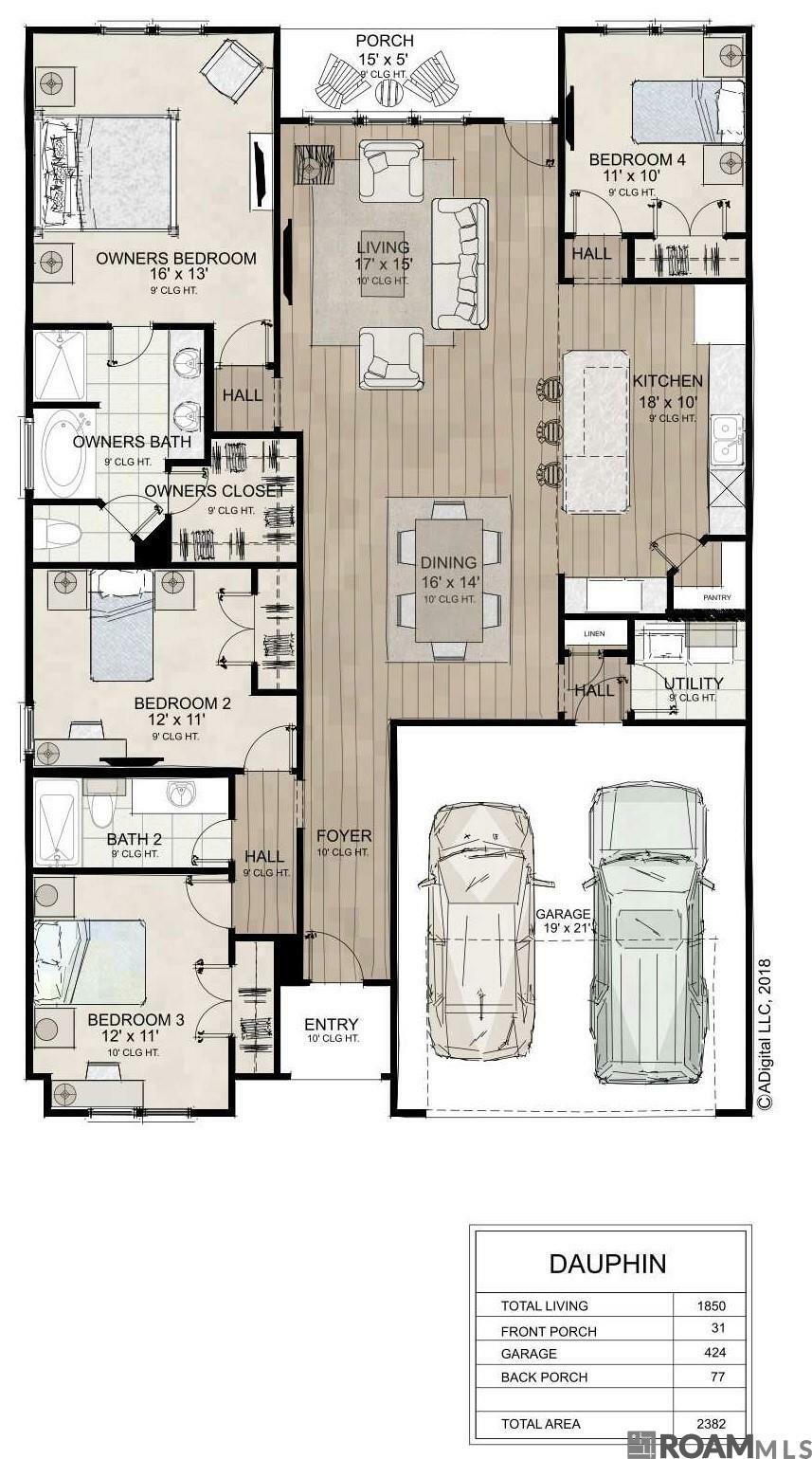 Property Photo: 7614 Silverside Cove Dr LA 70810