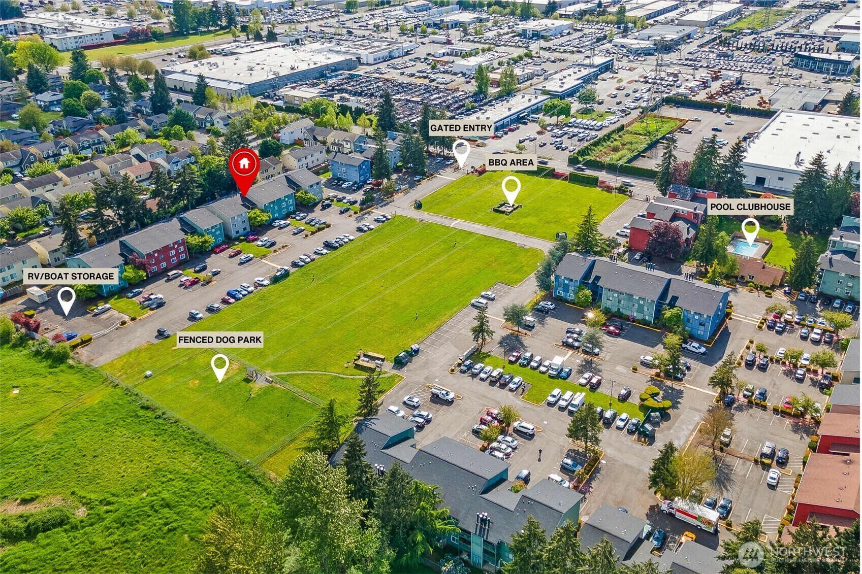 Property Photo: 3312 I Street NE D101 WA 98002
