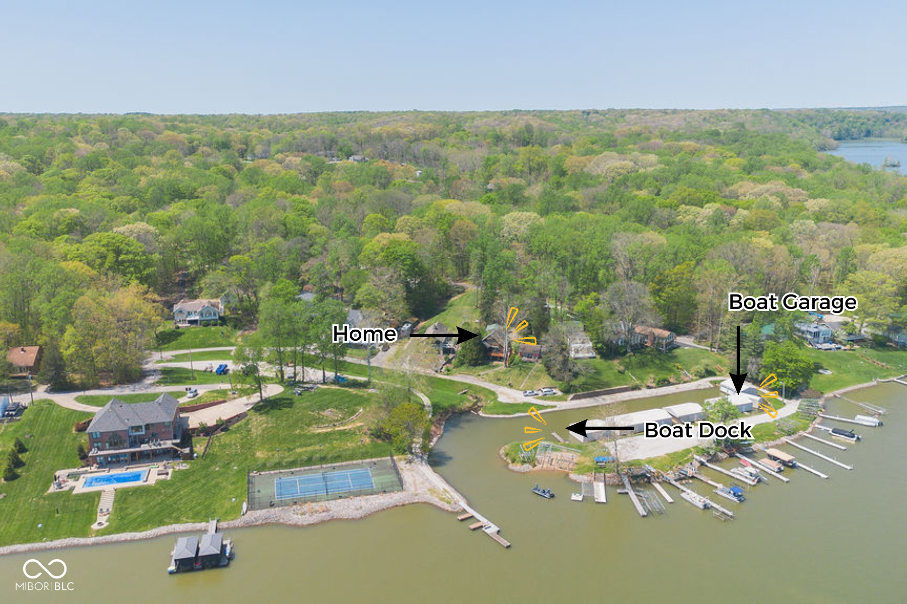 Property Photo: 8015 N Lakeview Drive IN 47468