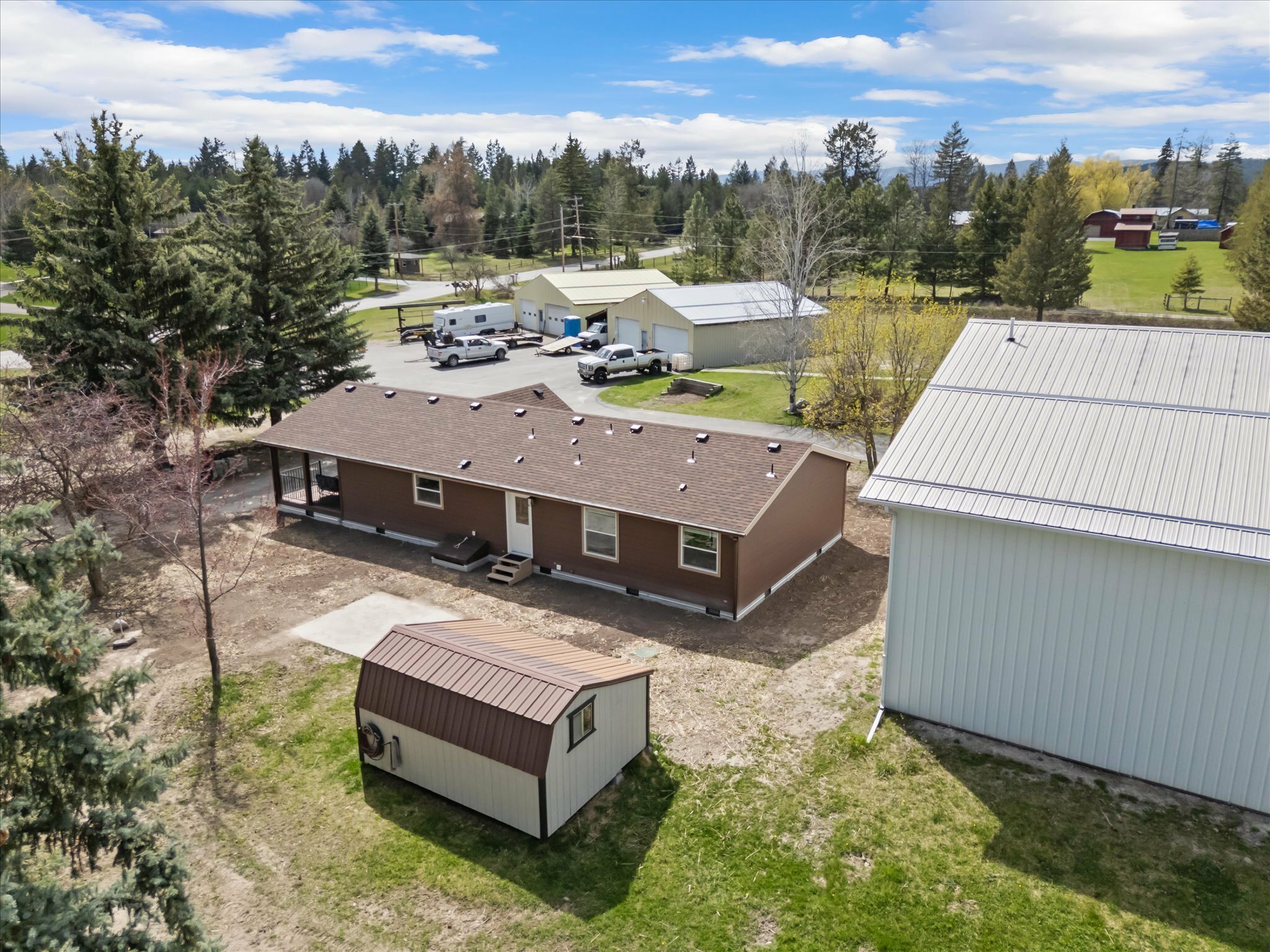 Property Photo: 245 & 235 Blanchard Lake Road MT 59937