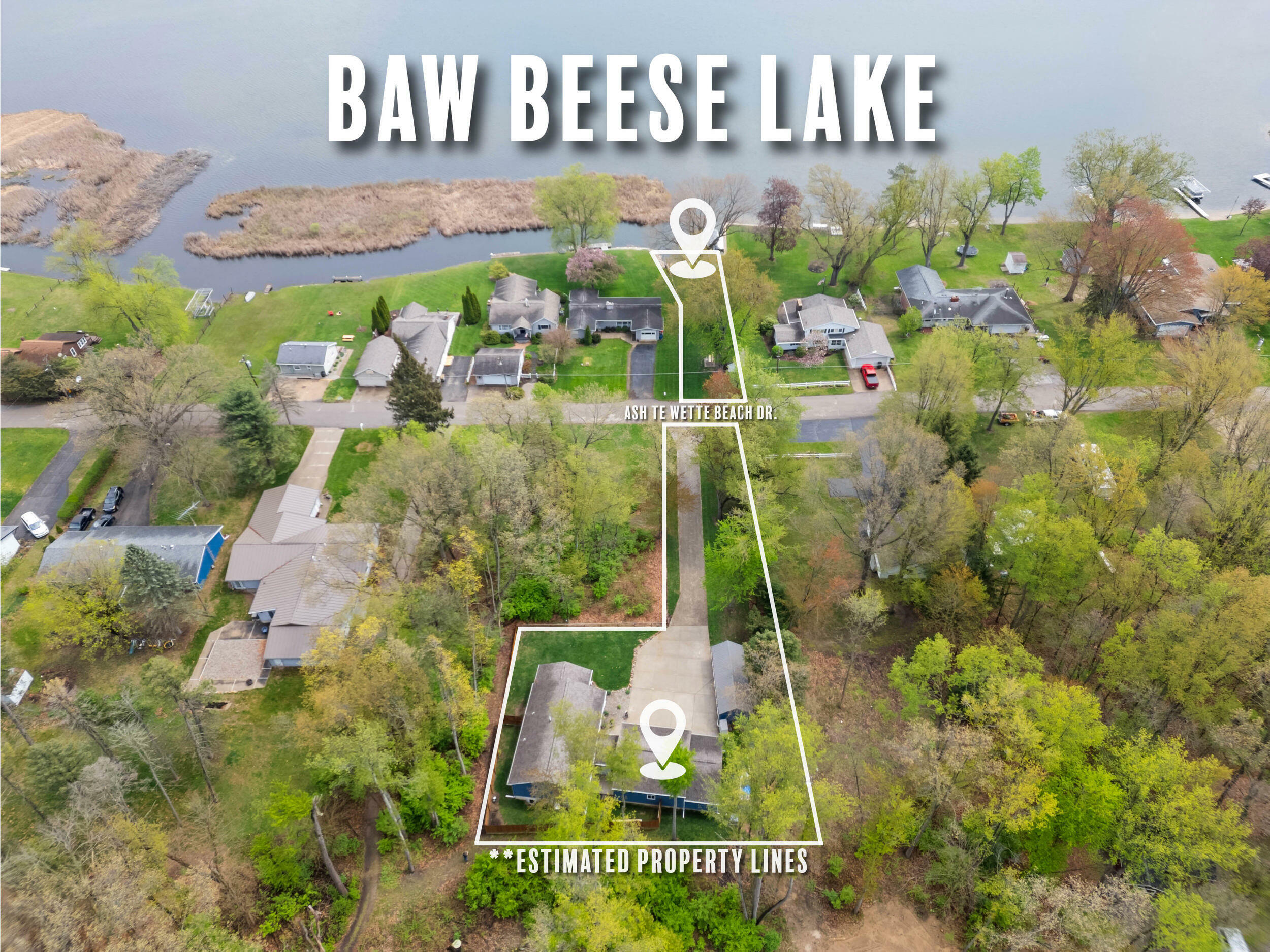 Property Photo: 2469 Ash Te Wette Beach Dr Drive MI 49242