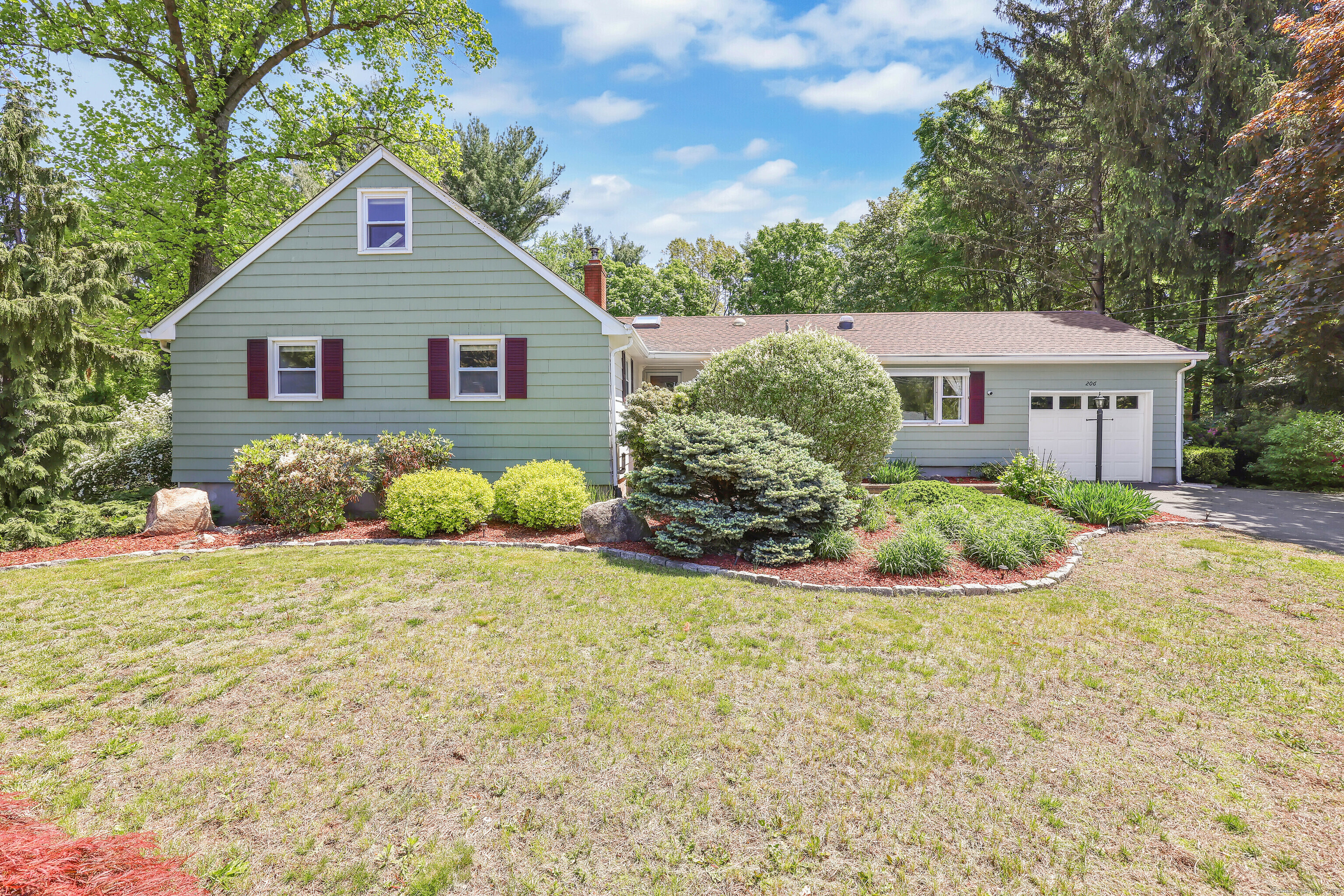 Property Photo: 206 Long Hill Road CT 06074