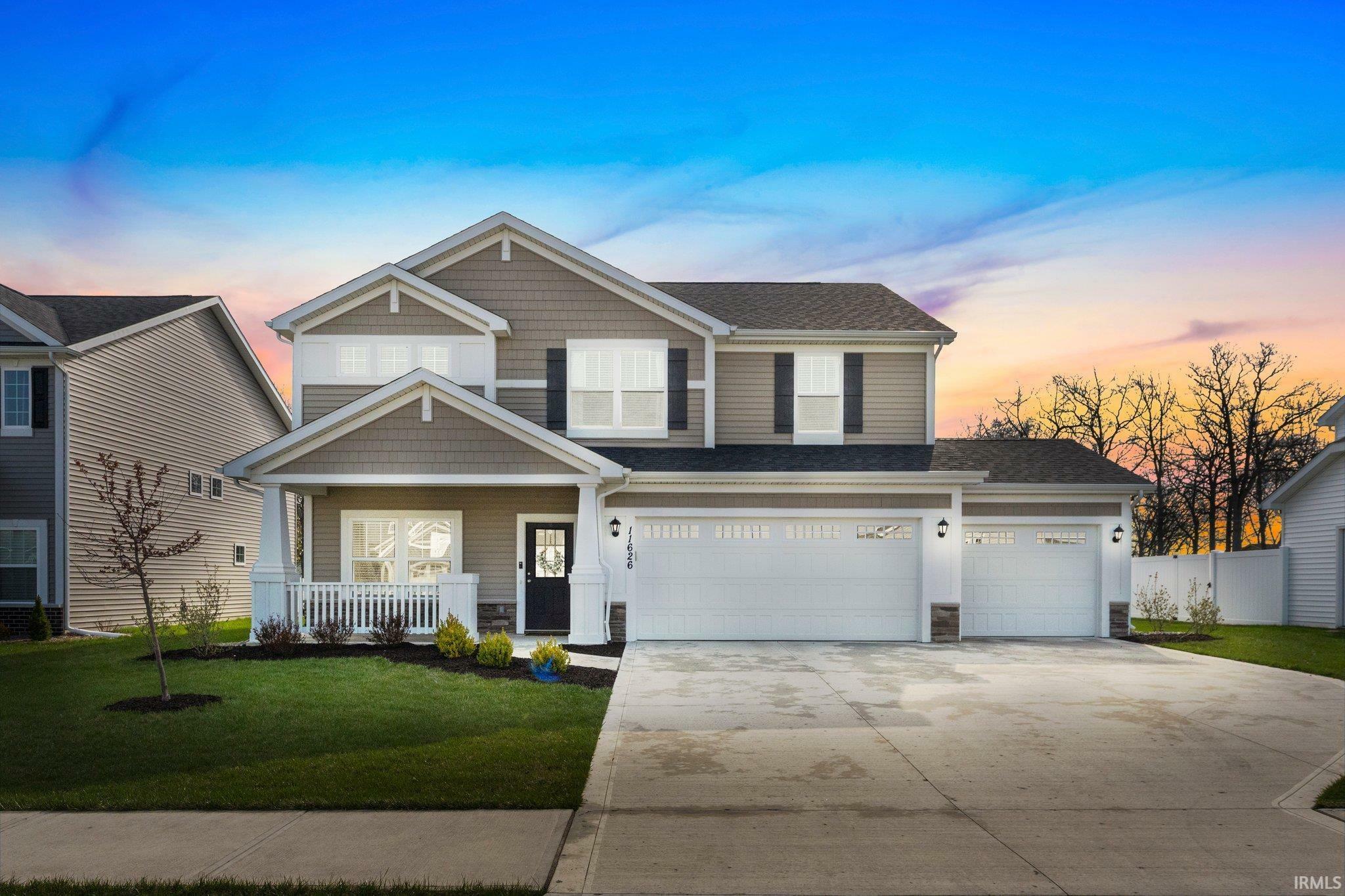 Property Photo: 11626 Whistling Trail IN 46818-0100