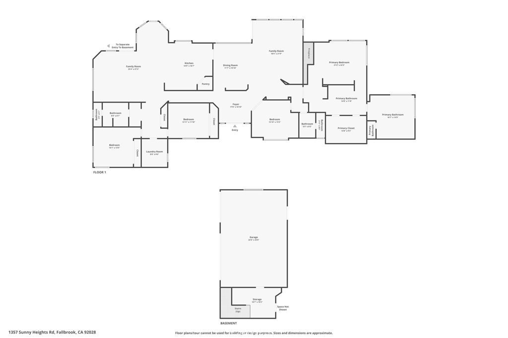 Property Photo:  1357 Sunny Heights Road  CA 92028 