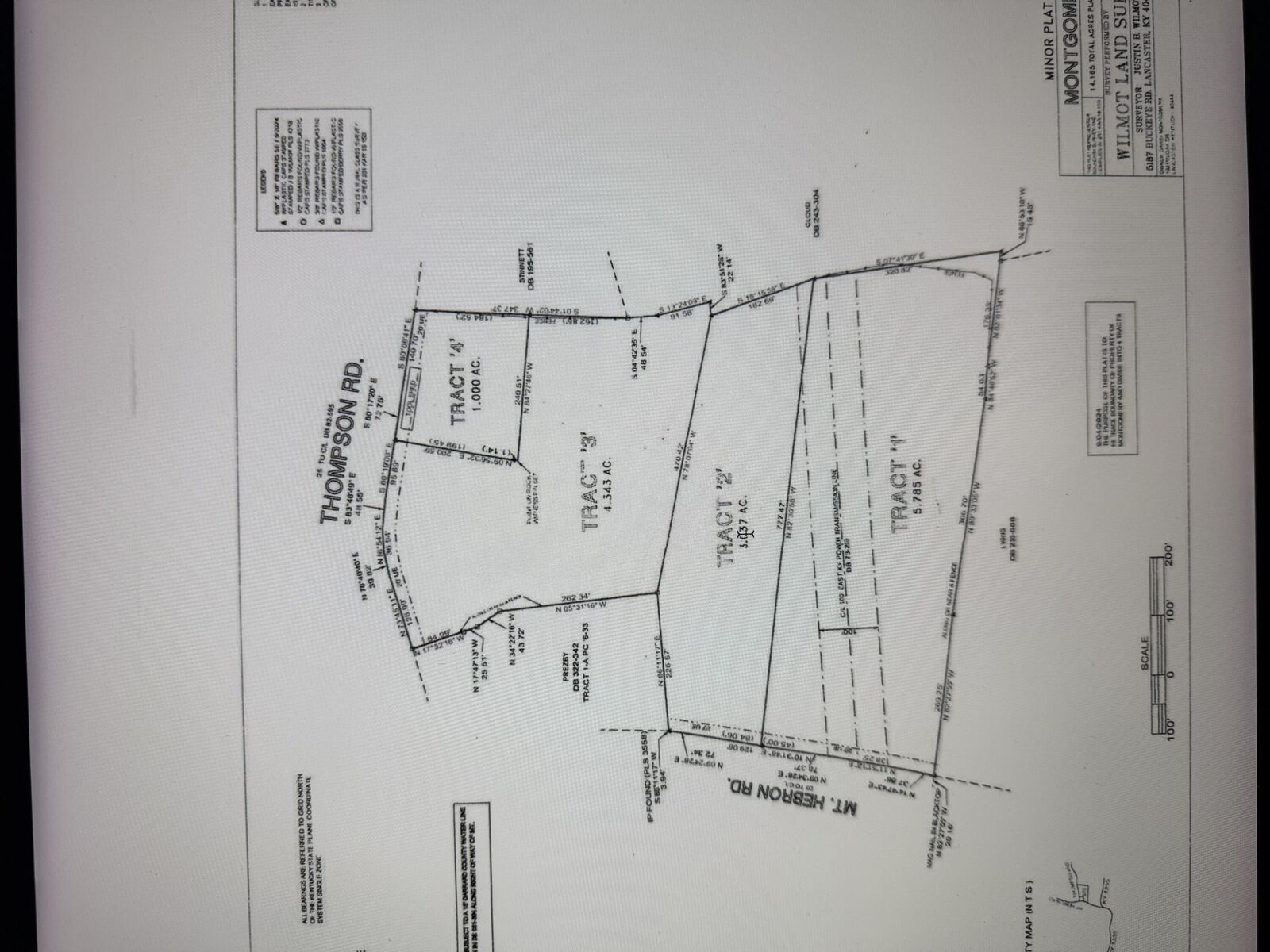 Property Photo: 3636 Mt. Hebron Rd. Tract #2 KY 40444