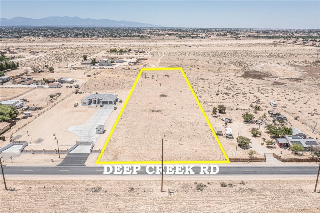 Property Photo: 9820 Deep Creek Road CA 92308