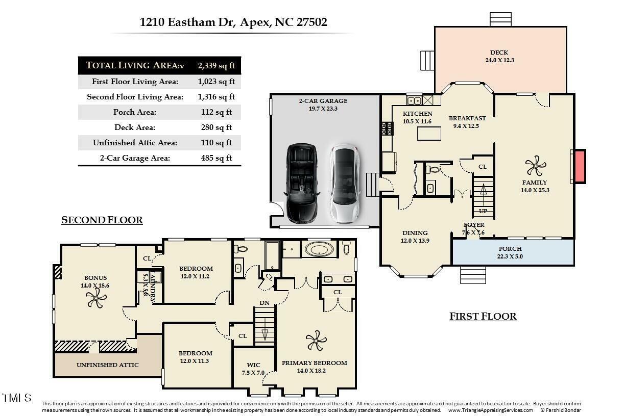 Property Photo: 1210 Eastham Drive NC 27502
