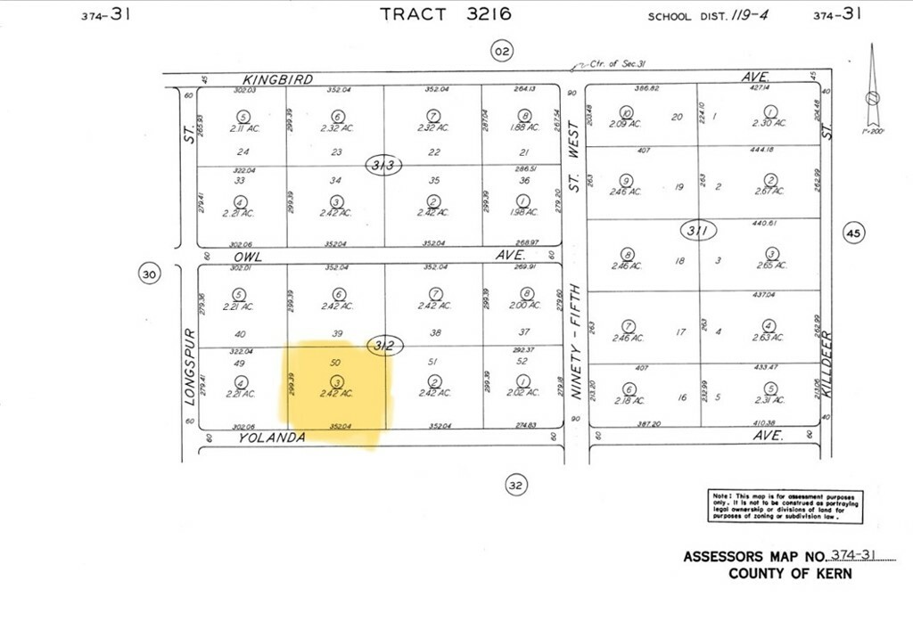 Property Photo: 0 Yolanda CA 93560